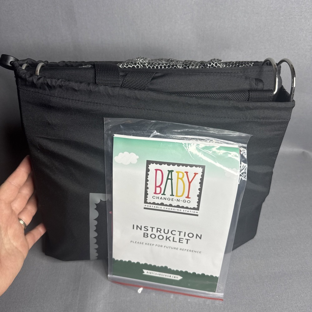 Baby Change-N-Go: Portable Travel Diaper Changing Station Center - Black NEW - Picture 12 of 12